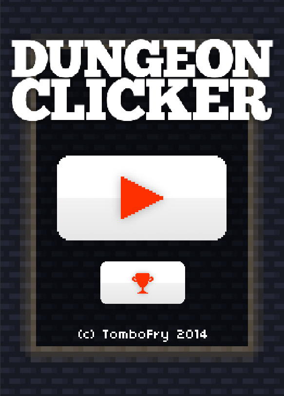 Dungeon Clicker Main Menu